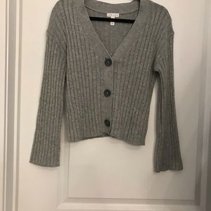 ❄️ 4/30 Leith Cropped Sweater Cardigan